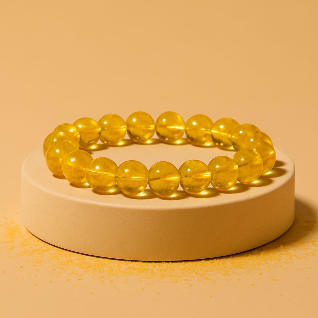 Yellow Citrine Bracelet